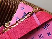 Louis Vuitton PM Pochette Coussin Pink and Blue 26x20x12cm - 2