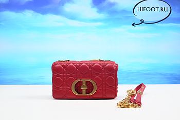 Dior Caro Bag Red 20cm 2024030501