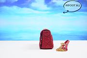 Dior Caro Bag Red 20cm 2024030501 - 3