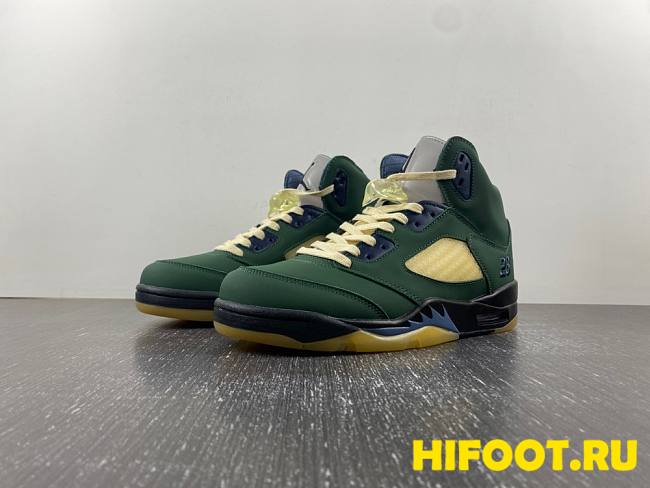 Air Jordan 5 Navy Green FZ5758-003 - 1