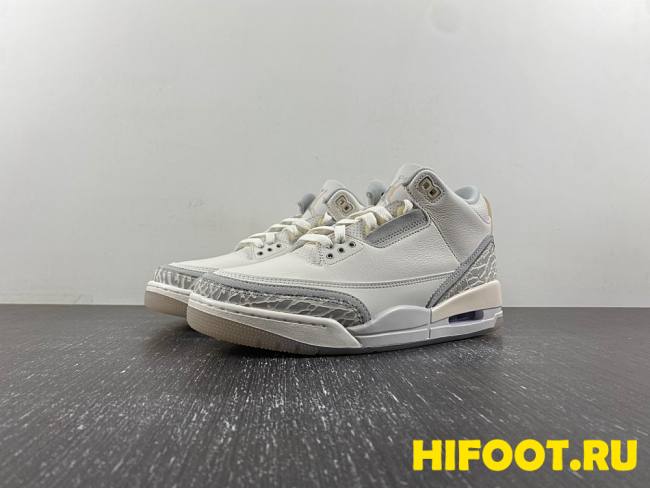 Air Jordan 3 Retro Craft Ivory  FJ9479-100 - 1