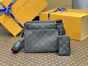 LV Monogram Eclipse Reverse bag 25*18.5*7cm