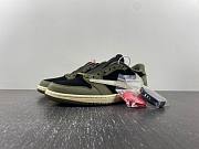 TRAVIS SCOTT X AIR JORDAN 1 LOW OG BLACK OLIVE DM7866-002 - 1