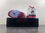 Jordan 5 Retro Fire Red Black Tongue 136027-120 - 5