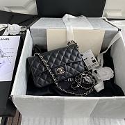 Chanel CF black sliver calfskin 20CM  - 1