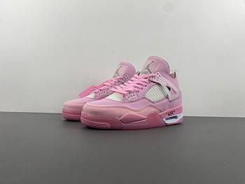 Air Jordan 4 off white pink 2024041601