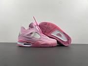 Air Jordan 4 off white pink 2024041601 - 4