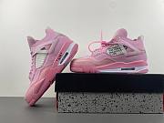 Air Jordan 4 off white pink 2024041601 - 2