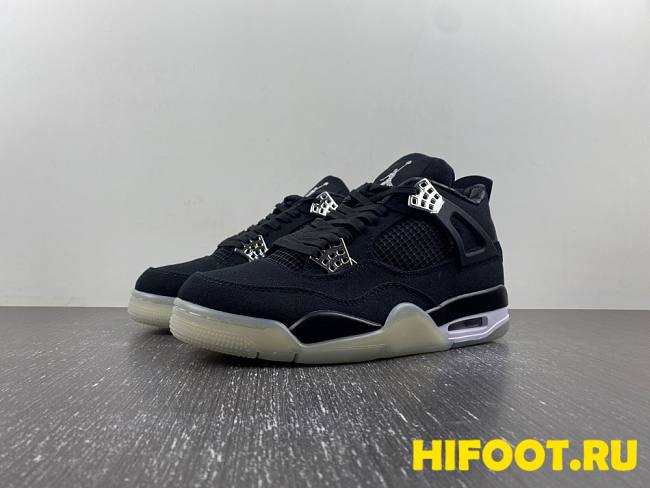 Eminem x Carhartt X Air Jordan 4 Retro Black Chrome  - 1