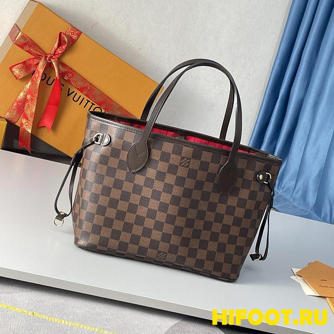 LV Louis Vuitton N41359 Neverfull PM  29*21*12CM - 1