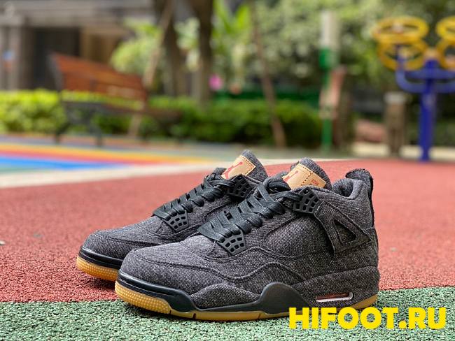 Jordan 4 Retro Levi's Black  AO2571-001 - 1