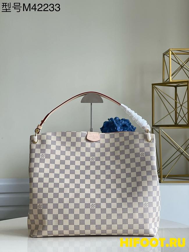 LV Graceful MM Damier Azur 41CM  - 1