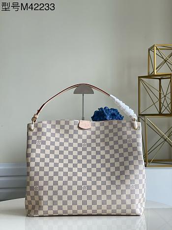 LV Graceful MM Damier Azur 41CM 