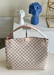 LV Graceful MM Damier Azur 41CM  - 4