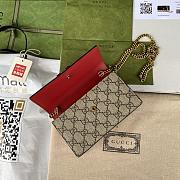 GUCCI GG SUPREME MINI BAG WITH CHERRIES 16.5CM - 5