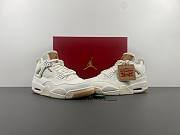 Jordan 4 Retro Levi's White  AO2571-100 - 3