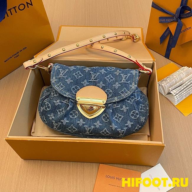 LV Sunset Monogram Denim M46829 27*18*3CM - 1