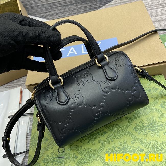 GUCCI GG SUPER MINI TOP HANDLE BAG 16*11*9CM - 1