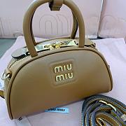 Miu Miu Leather top-handle bag 18CM 2024052301 - 6