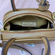 Miu Miu Leather top-handle bag 18CM 2024052301 - 4