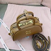 Miu Miu Leather top-handle bag 18CM 2024052301 - 3