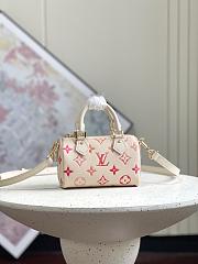 LV Nano speedy bag M83452 16*10*7.5CM - 1