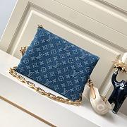 LV Denim Coussin PM M24564 26CM - 1