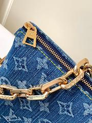 LV Denim Coussin PM M24564 26CM - 5