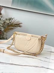 LV Monogram Empreinte Multi Pochette Accessoires Cream 23.5*13*4.5CM - 1