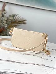 LV Monogram Empreinte Multi Pochette Accessoires Cream 23.5*13*4.5CM - 4