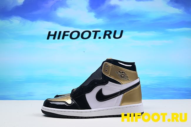 Jordan 1 Retro High NRG Patent Gold Toe 861428-007 - 1