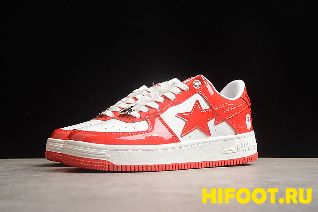 A Bathing Ape Bape Sta Low Red - 1