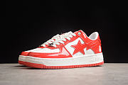 A Bathing Ape Bape Sta Low Red - 1