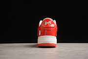 A Bathing Ape Bape Sta Low Red - 6