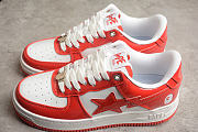 A Bathing Ape Bape Sta Low Red - 2