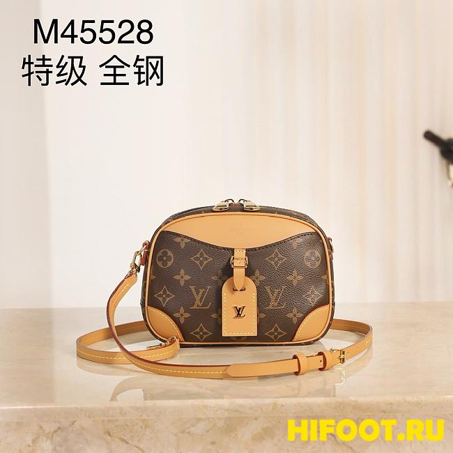 LV Louis Vuitton Monogram Canvas Deauville Mini M45528 22*15*7CM - 1