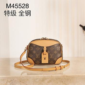 LV Louis Vuitton Monogram Canvas Deauville Mini M45528 22*15*7CM