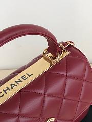 Chanel FLAP BAG WITH TOP HANDLE 92236 25CM - 5