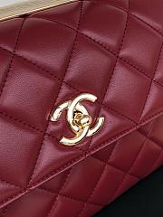 Chanel FLAP BAG WITH TOP HANDLE 92236 25CM - 3