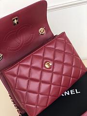 Chanel FLAP BAG WITH TOP HANDLE 92236 25CM - 2