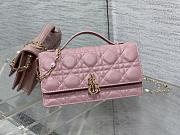 DIOR My Dior Mini Bag Antique Pink Cannage Lambskin 21*11*5CM - 1