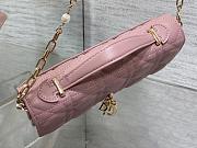 DIOR My Dior Mini Bag Antique Pink Cannage Lambskin 21*11*5CM - 6