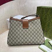 Gucci Padlock GG Medium Shoulder Brown Bag 32.5cm - 4