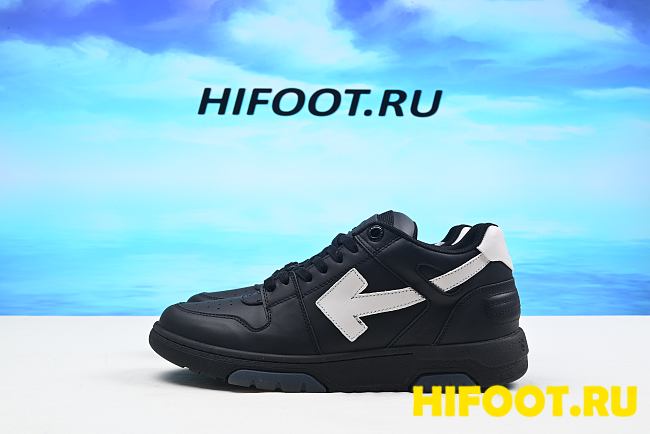 OFF-WHITE Out of Office Black White  OMIA189R21LEA0011001 - 1