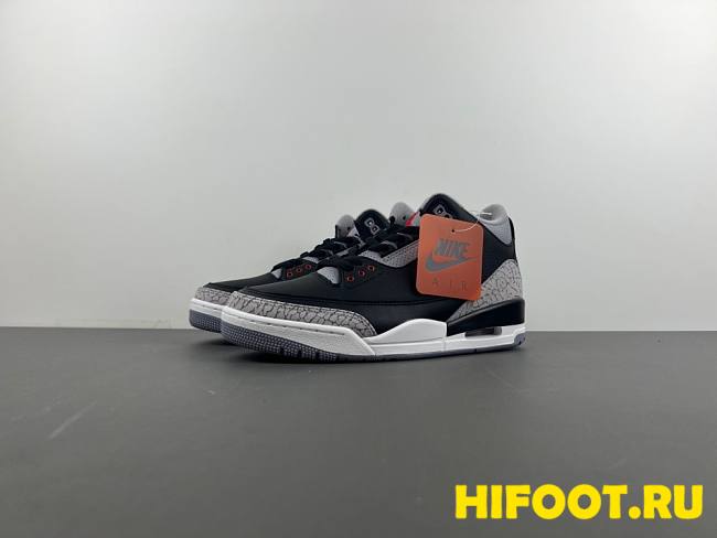 Air Jordan 3 Retro Black Cement Reimagined  DN3707-010 - 1