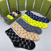 Gucci socks 5 pairs 2024102201 - 1