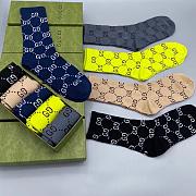 Gucci socks 5 pairs 2024102201 - 6