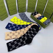 Gucci socks 5 pairs 2024102201 - 4