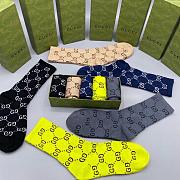 Gucci socks 5 pairs 2024102201 - 3