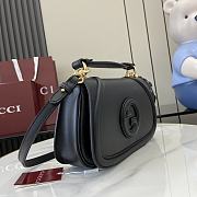 GUCCI BLONDIE MEDIUM TOP HANDLE BAG  BLACK 27x17x7cm - 5